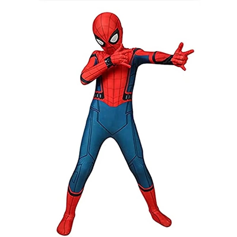 Hero Expedition Spider-Man Children'S Suit Jumpsuit Cos Suit All-Inclusive Battle Suit Performance Costume Male - Image 3